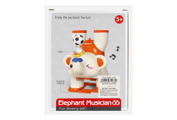 Elephant Musician Battery-Operated Musical Toy