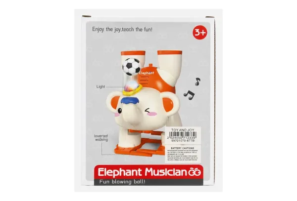 Elephant Musician Battery-Operated Musical Toy - 1