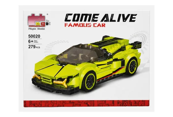 Come Alive Famous Car 50020 – Green Sports Car - 1