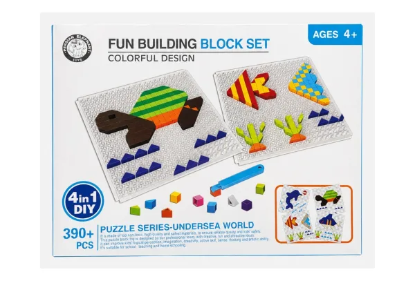 Fun Building Block Set – 4-in-1 Undersea World - 1