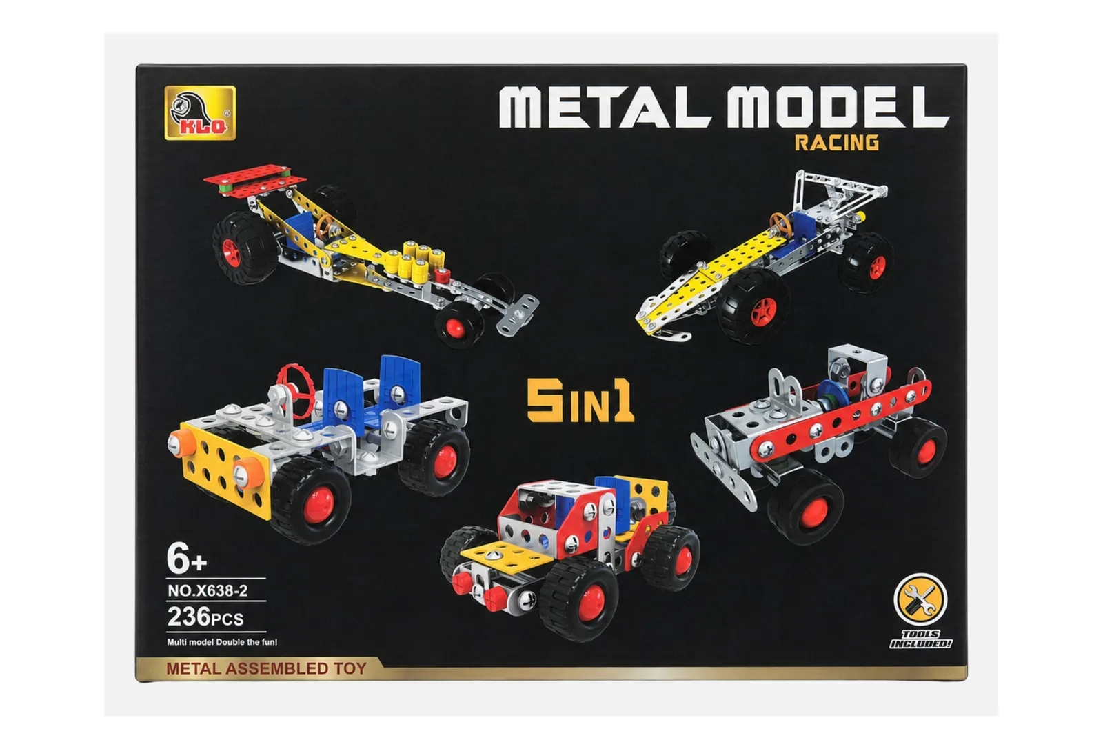 8JM12800_1 Metal Model Racing 5-in-1 X638-2 - 1