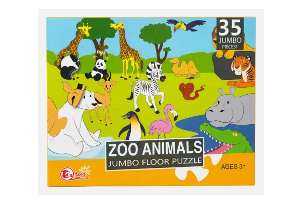 Zoo Animals Jumbo Floor Puzzle 88130 - 1
