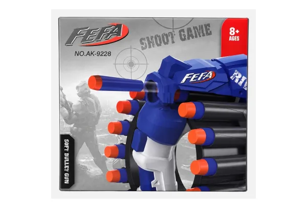 Super Shoot Soft Bullet Blaster – Assorted Colors - 1