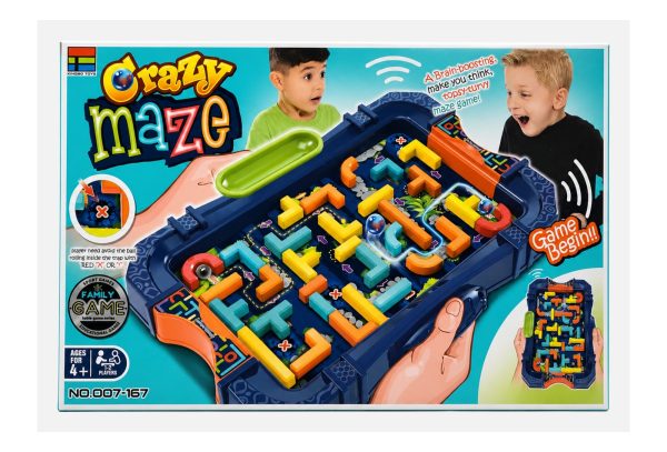 Crazy Maze Metal Ball Game 007-167