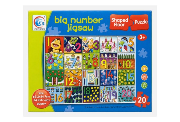 Big Number Jigsaw – Shaped Floor Puzzle - 1