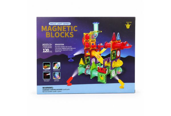 Magnetic Blocks Magic Light Castle Set G028 - 1