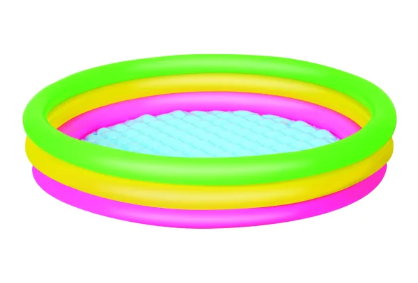 3-Ring Round Inflatable Baby Pool - 1