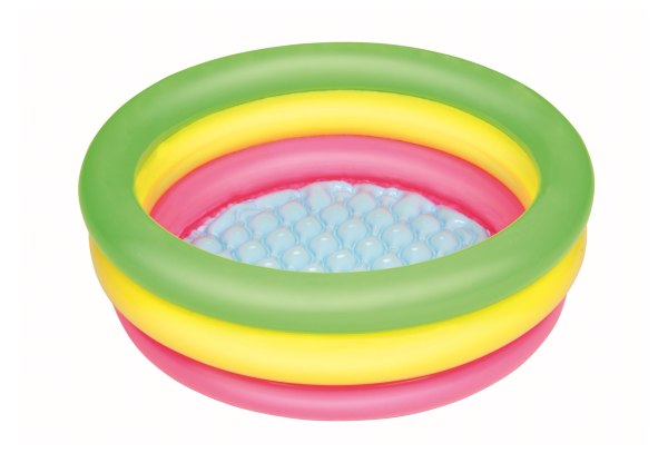 3-Ring Round Inflatable Baby Pool - 1
