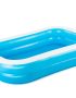 Blue Rectangular Family Inflatable Pool - 1