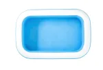 Blue Rectangular Family Inflatable Pool - 2