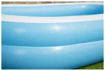 Blue Rectangular Family Inflatable Pool - 4