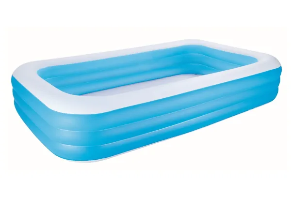 Deluxe Blue Inflatable Family Pool - 1