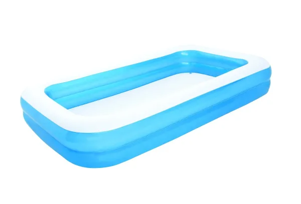 Deluxe Blue Inflatable Family Pool - 1