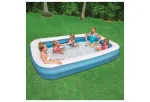Deluxe Blue Inflatable Family Pool - 2