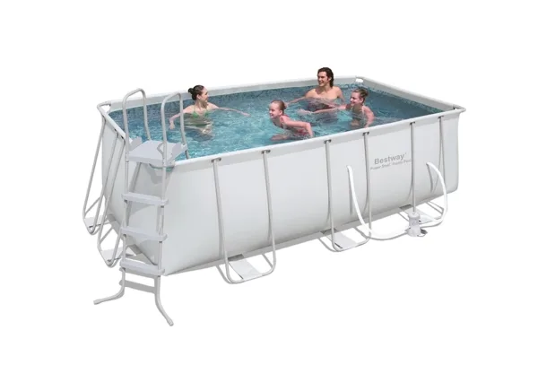 Power Steel™ Rectangular Frame Pool Set - 1