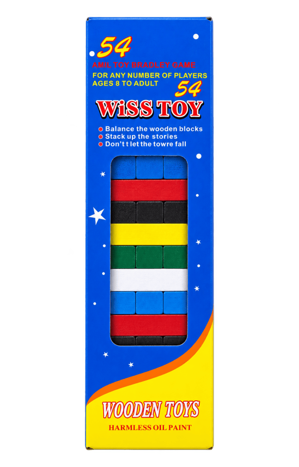 Wooden Tumble Tower Blocks – Natural - 1