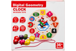 Digital Geometry Clock Wooden Learning Toy - 3