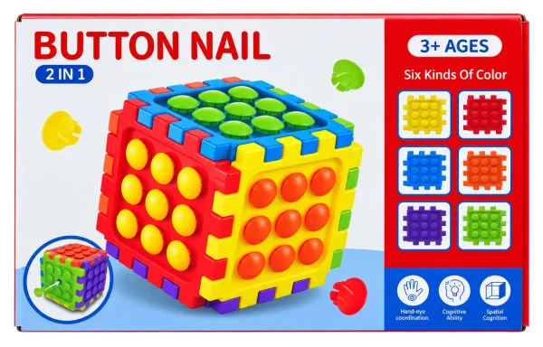 Button Nail Mosaic Board - 1