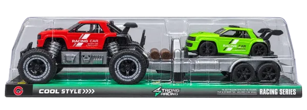 Car Transport Trailer Toy - 1