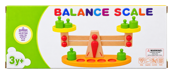 Wooden Balance Scale
