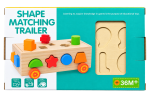 Shape Matching Trailer Wooden Pull-Along Toy - 5
