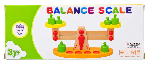 Wooden Balance Scale - 1