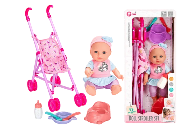 Doll Stroller Set