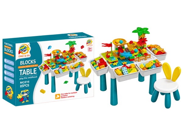 Blocks Table with Chair