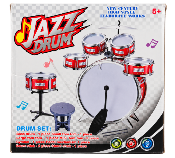 Kids Jazz Drum Set - 1