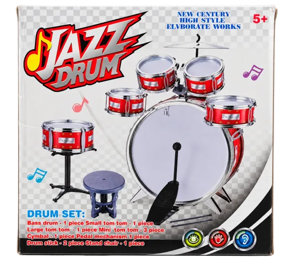 Kids Jazz Drum Set - 1