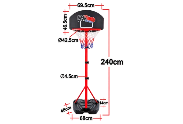 Basketball Stand 240 cm