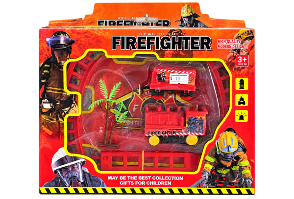 Firefighter Rescue Vehicle Playset - 1