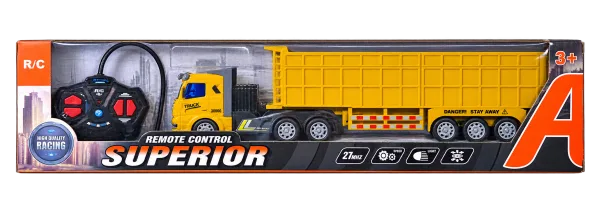 Superior R/C Yellow Transport Truck - 1