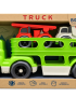 Bioplastic Car Carrier Truck & Rescue Vehicles Set - 1