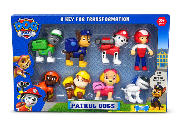 Patrol Dogs Transformation Figure Set - Front