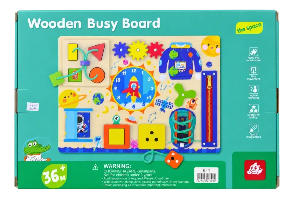 Wooden Busy Board - 1