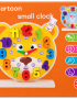 Cartoon Wooden Learning Clock Puzzle - 1