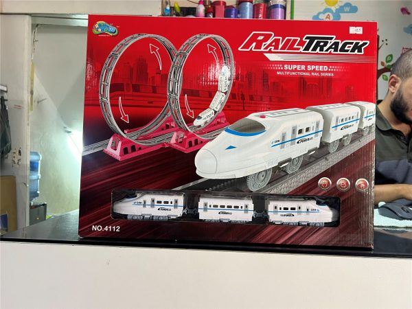 Rail Track High-Speed Train Set