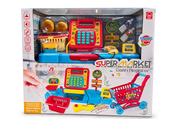 Supermarket Cash Register Play Set - image 1