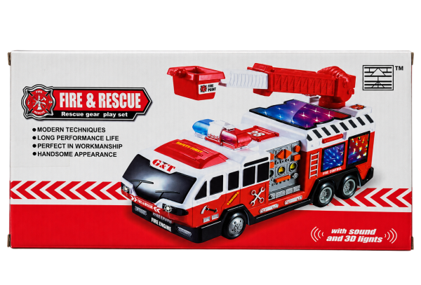 Fire and Rescue Truck with Ladder - image 1