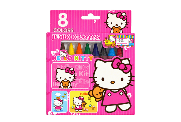 Hello Kitty Crayons - 8 pcs