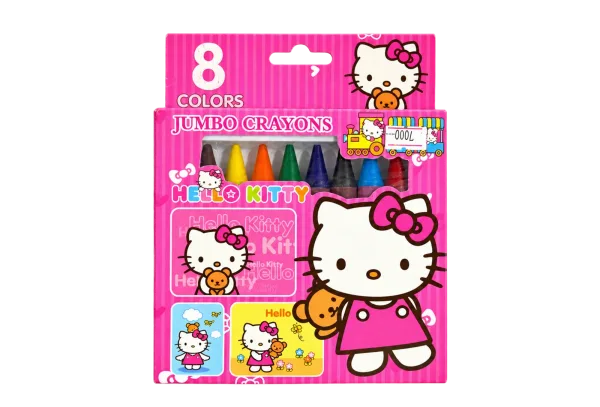 Hello Kitty Crayons - 8 pcs