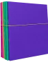 Coloured Stapled Notebooks with Elastic Band - Set