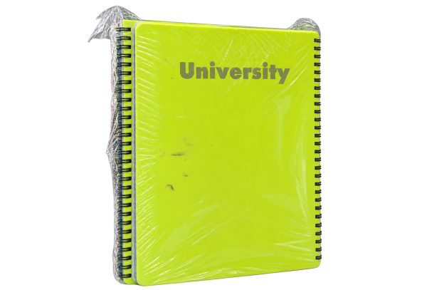 University Spiral Notebook - Neon Lime Pack
