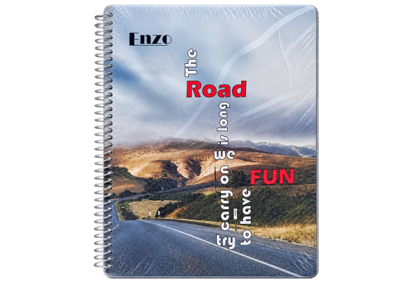 Enzo Road Trip Spiral Notebook