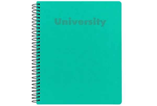 University Spiral Notebook - Teal