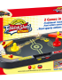 2-in-1 Table Hockey & Soccer Game