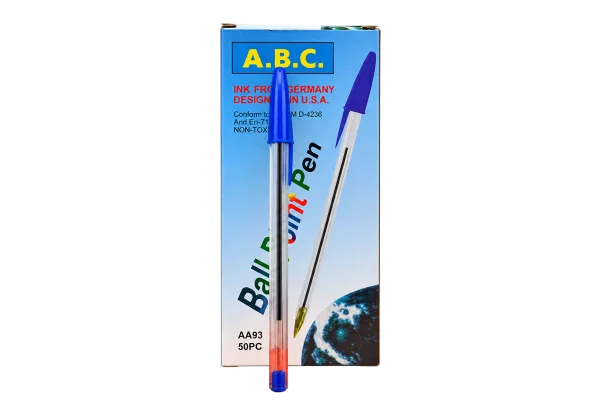 A.B.C. Ballpoint Pen AA93 – Box of 50 - 1