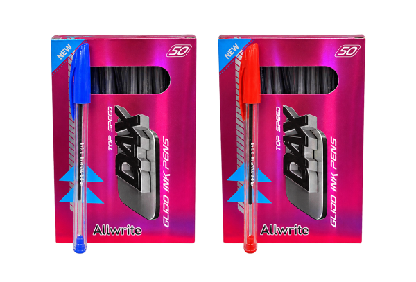 Allwrite DAX Top Speed Ballpoint Pens – Box of 50 - 1