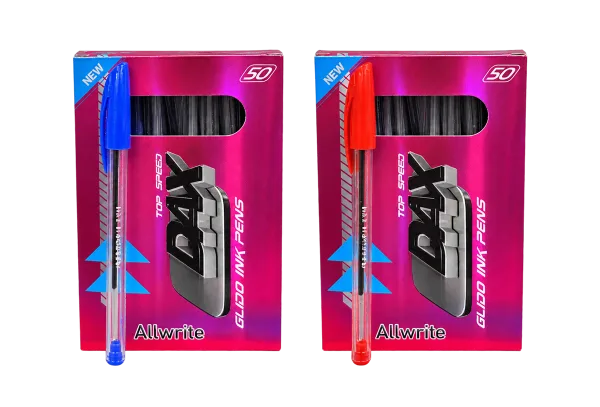 Allwrite DAX Top Speed Ballpoint Pens – Box of 50 - 1